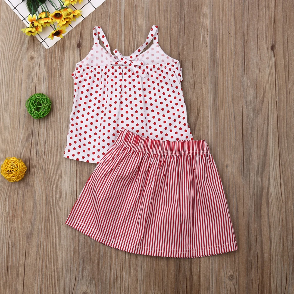 Новая брендовая летняя одежда Pudcoco для маленьких девочек топы с оборками юбка в