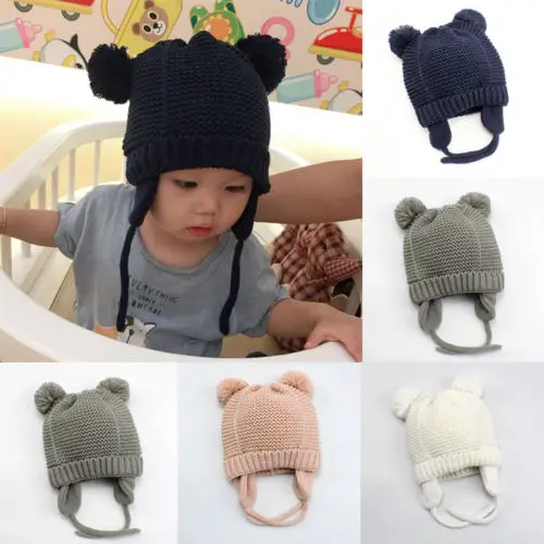 New Arrivels Kids Baby Soft Cotton Beanie Girl Boy Knit Hat Toddler Infant Newborn Warm Cap | Детская одежда и обувь