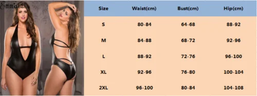 XXL тела пикантная женская обувь экокожа (полиуретан) Bodycon боди из латекса