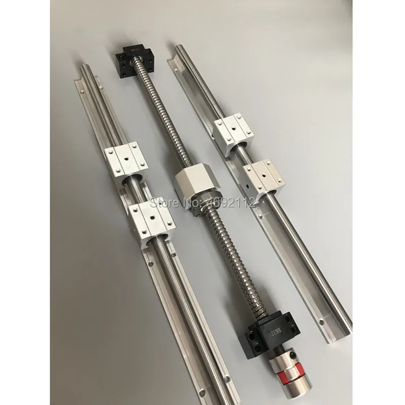 6 комплектов SBR20 500/1500/2500 мм линейная направляющая + шаровой винт набор SFU1605 SFU2005
