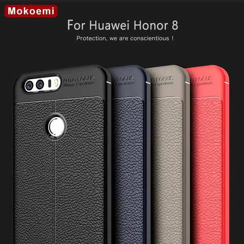 Модный противоударный мягкий чехол Mokoemi с рисунком личи 5,2 дюйма для huawei Honor 8, чехол для huawei Honor 8, чехол для телефона