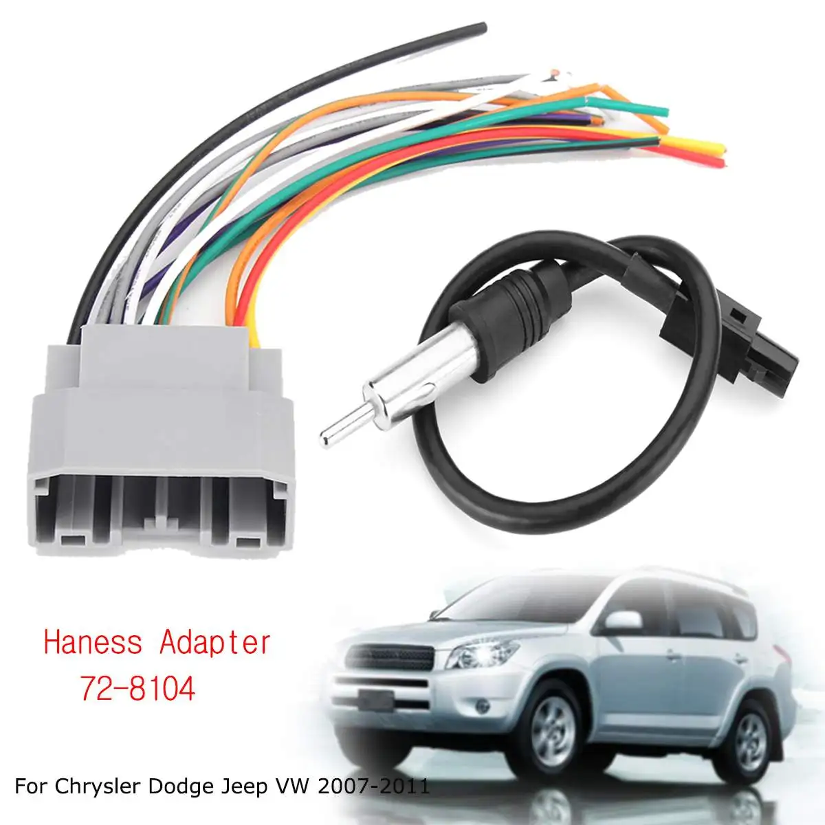 Адаптер жгута проводов для автомобиля стерео антенна Chrysler Dodge /Jeep VW 2007 2008 2009 2010 2011