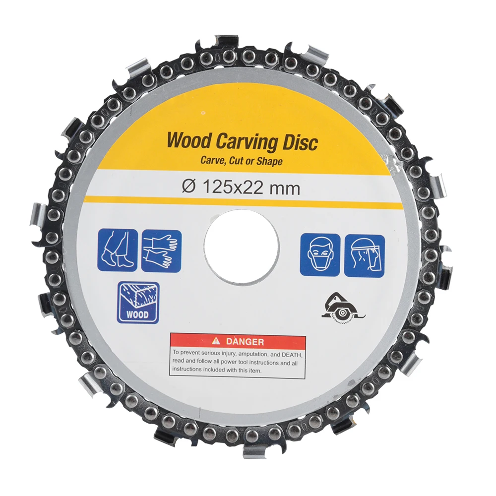 5 дюймов 14 зуб Деревообработка цепная пластина резьба диск угловой шлифовальный