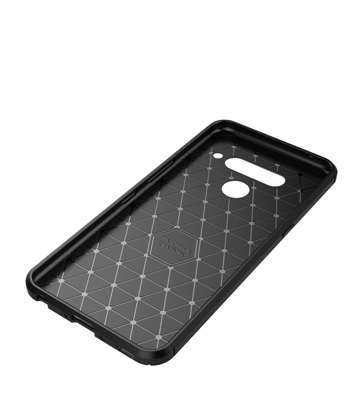 Fundas for LG V50 ThinQ 5G Dual Layer Hybrid Matte Armor Case Slim Thin Shockproof Soft TPU Rubber Carbon Fiber Back Capa Cover |