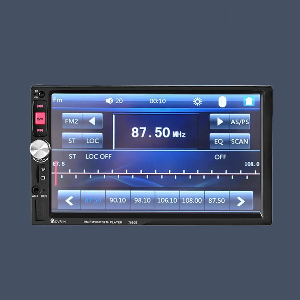 7 дюймовый автомобильный MP5 плеер Bluetooth 12 V Hands free Автомобильная карточка JPG машина
