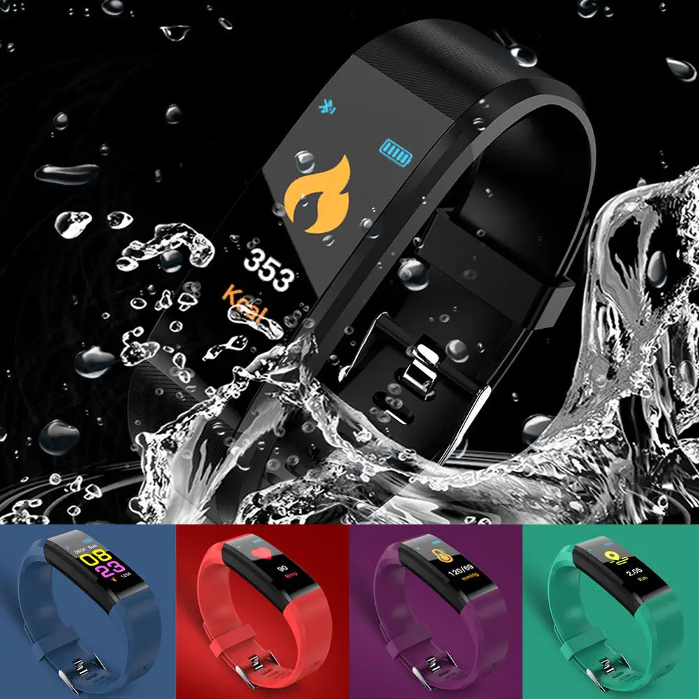 Смарт-часы с Bluetooth пульсометр фитнес-трекер браслет хит 2019 | Электроника