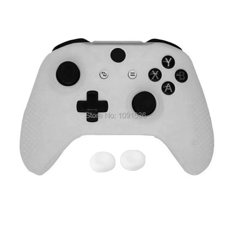 Силиконовый чехол защитный кожаный для Xbox One S Slim контроллер джойстик гелевая