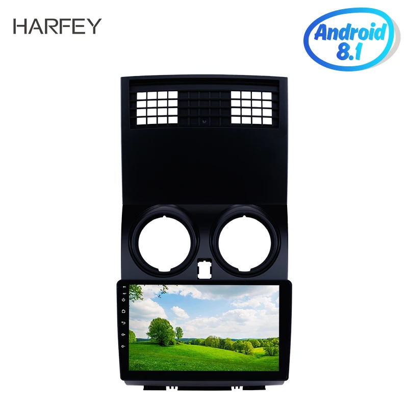 Автомобильный мультимедийный плеер Harfey 9 дюймов для NISSAN Qashqai Android 2005 Bluetooth радио GPS