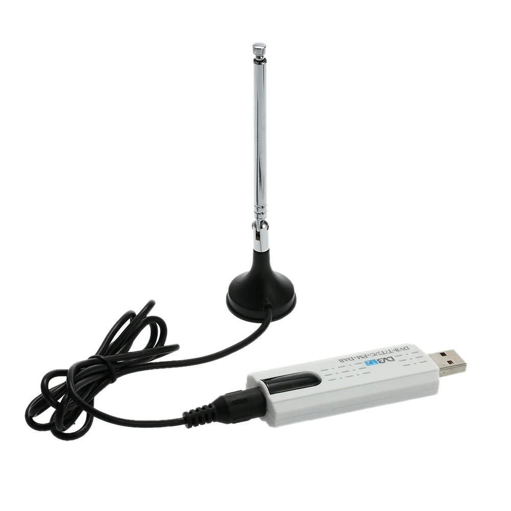 Цифровой DVB T2 ТВ тюнер USB2.0 HD приемник с антенной пульт дистанционного управления