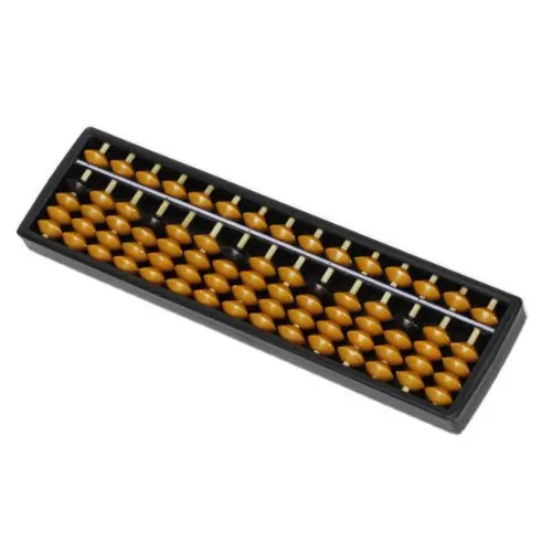 1 шт. пластик Abacus арифметический расчетный инструмент 15/17 цифр отличный