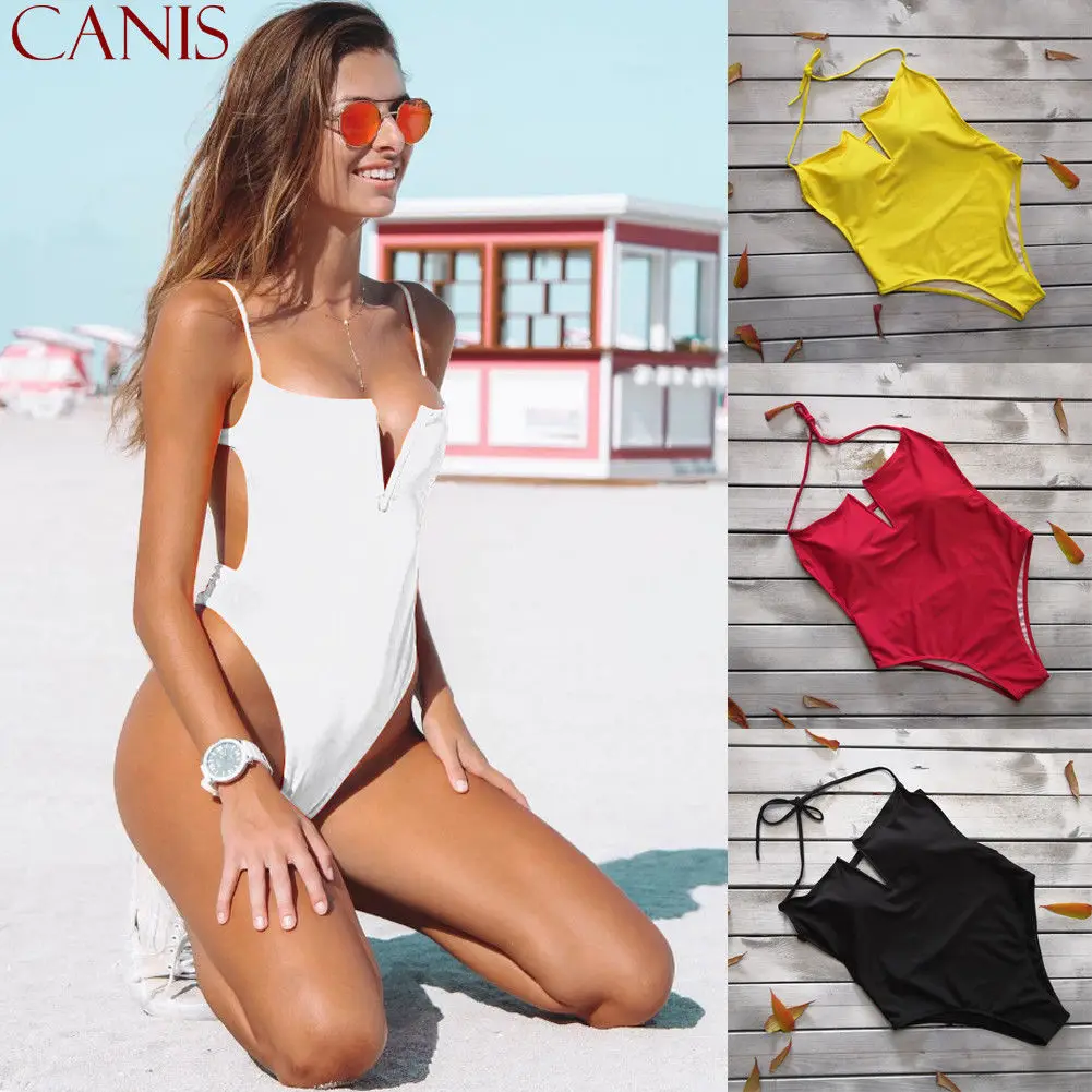 2019 новейший женский сексуальный однотонный бикини набор Пуш ап Мягкий купальник