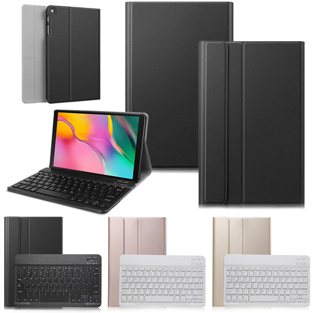 Для Samsung Galaxy Tab A 10 1 дюйма 2019 T510 T515 Bluetooth Съемная Беспроводная клавиатура чехол для