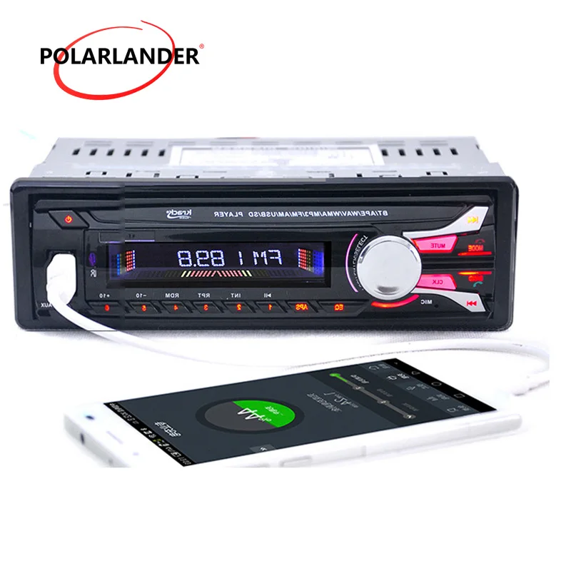 Авторадио 1 din bluetooth автомобильное радио FM USB SD AUX в MP3 плеер Съемная передняя панель
