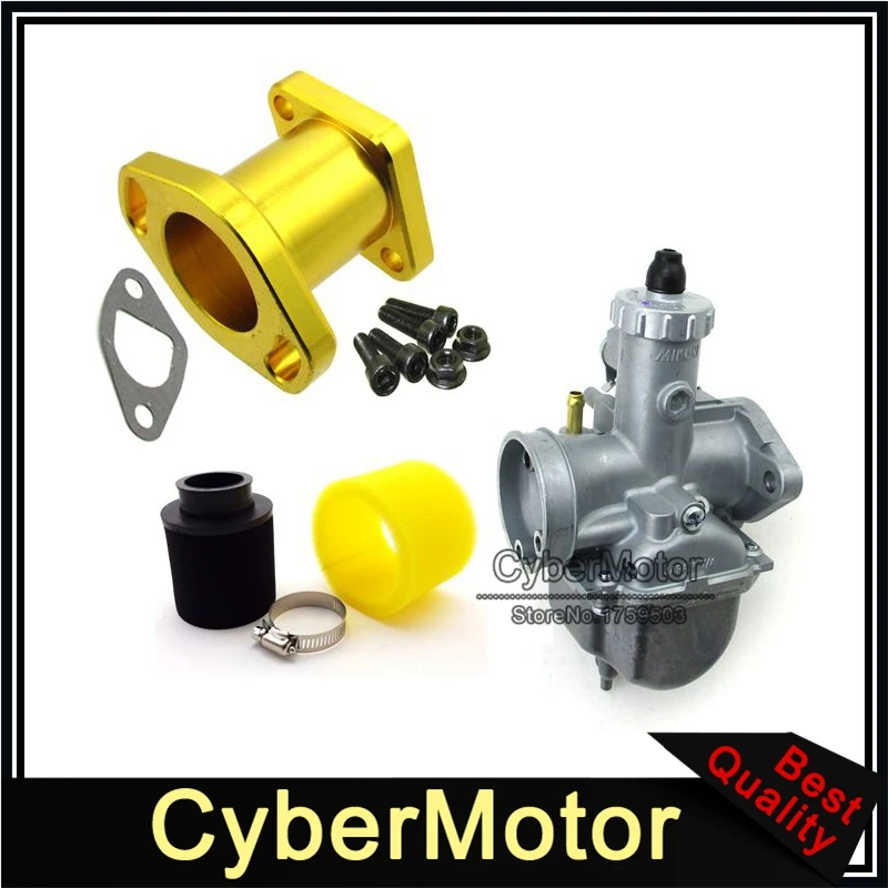 Go Kart Mini Bike Mikuni VM22-3847 Carb + 38 мм воздушный фильтр впускная труба винтовые болты для