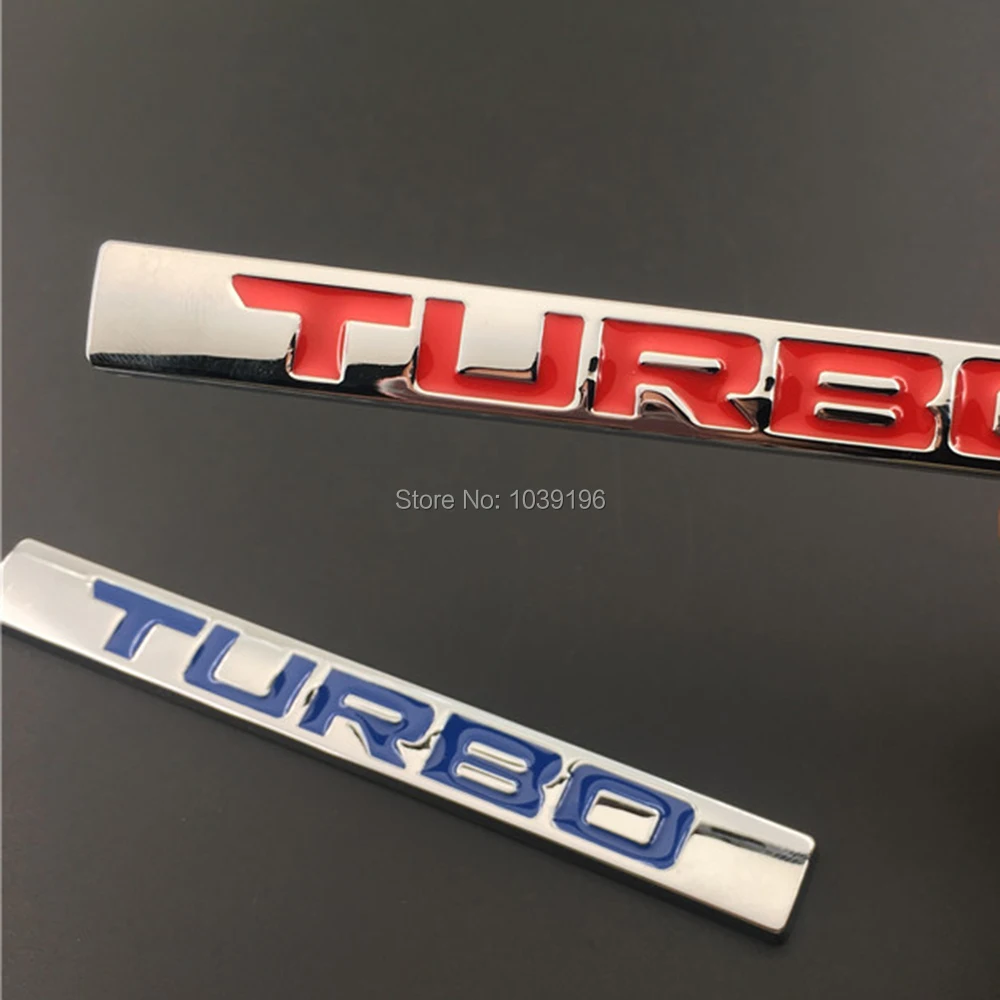 Новый Стайлинг автомобиля Turbo Boost загрузка увеличения 3D металлический