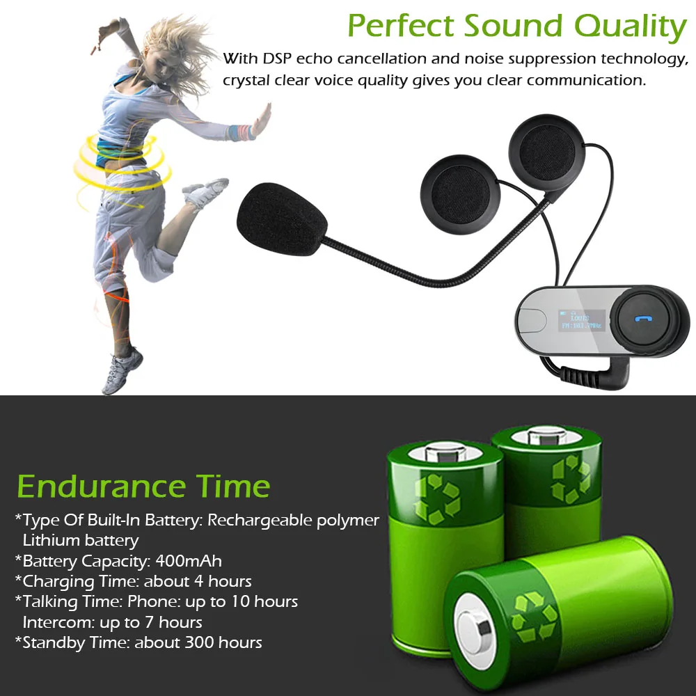 Freedconn TCOM SC 2 комплекта мотоциклетный шлем система внутренней связи по Bluetooth