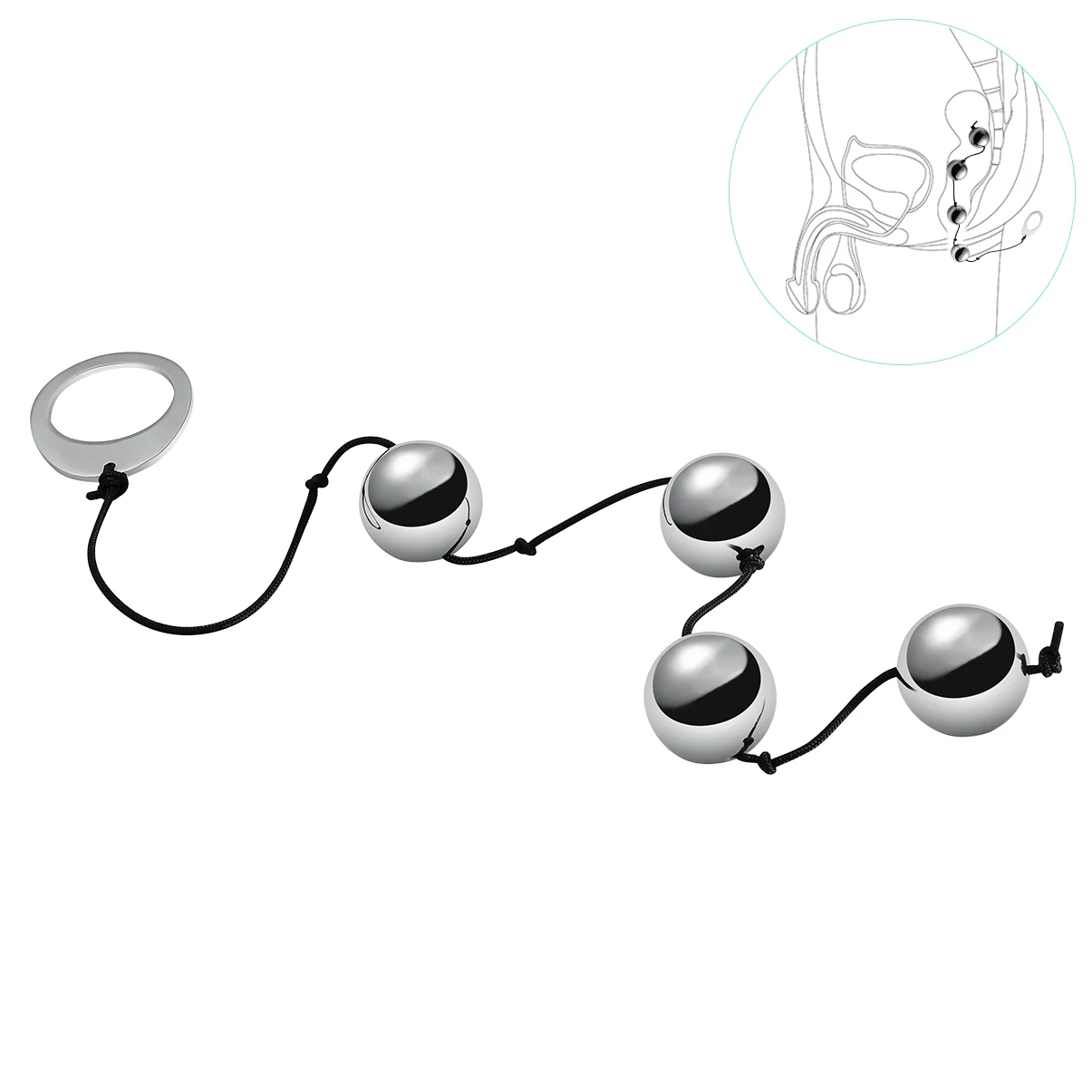 Utimi из нержавеющей стали анальные шарики пробка Вагина бусины люкс мастурбатор