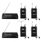 Беспроводная система УВЧ, монитор Takstar WPM-200, стерео наушники-вкладыши, 2 передатчика, 4 приемника для сценического мониторинга музыки, ТВ
