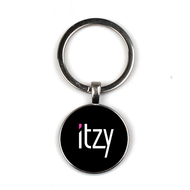 Itzy брелок Стекло камнем времени ключевые ювелирные изделия IT'z разных
