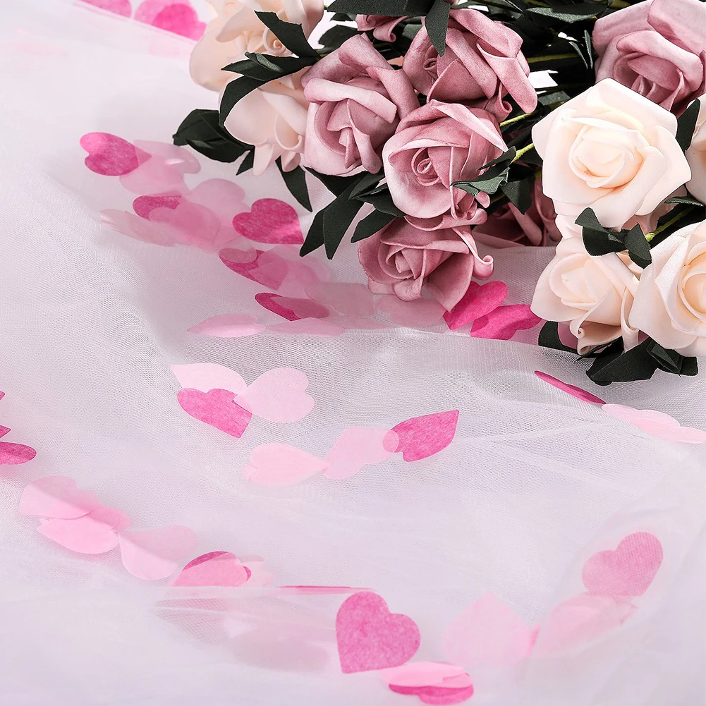 2 5 см одна упаковка Свадебная декоративная ткань бумага Радужная конфетти