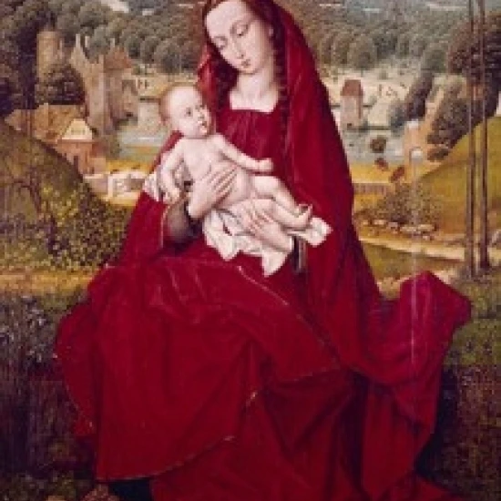 Our Lady of the Beautiful Country by Hans Memling (15 век) постер печать (18x24)|Таблички и знаки| |
