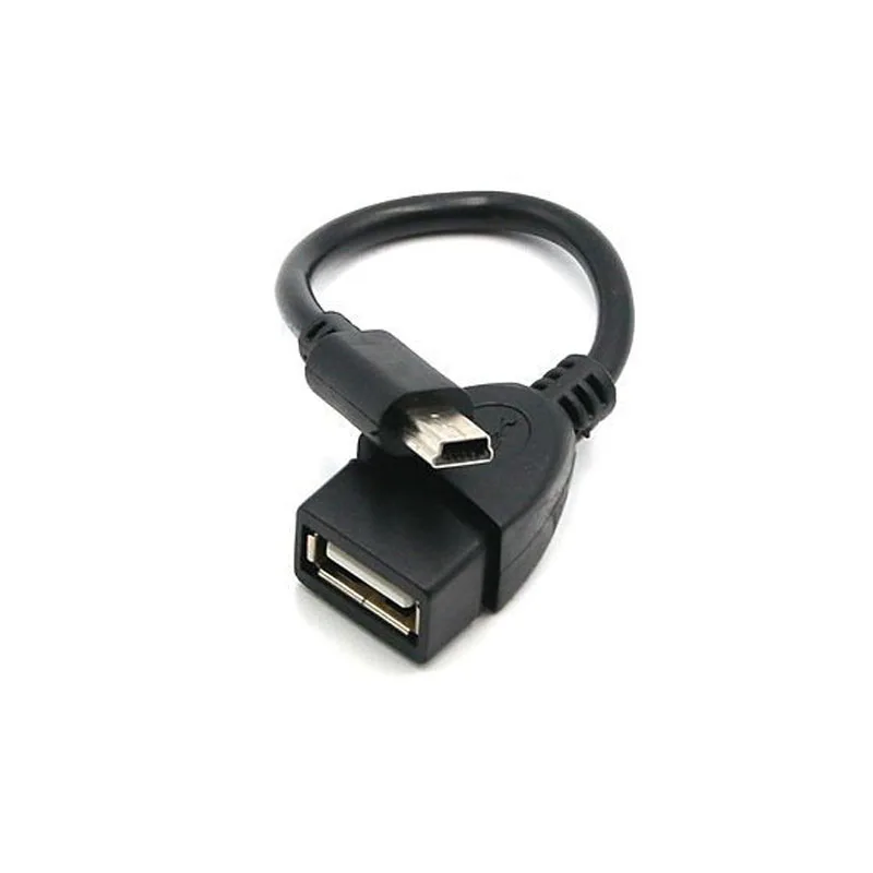 100 шт./лот проверка перед отправкой USB A переходник с женского на мини B мужским