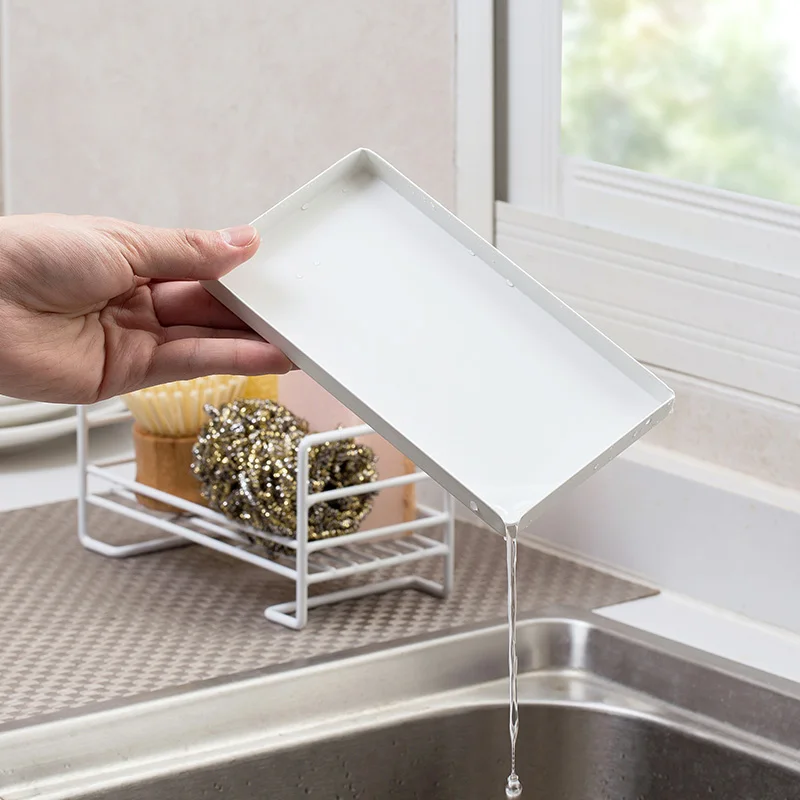 Promotion! Wrought Iron Sponge Storage Rack Pool Shelf Home Kitchen Countertop Sink Rag Debris Drain Floor Type | Дом и сад