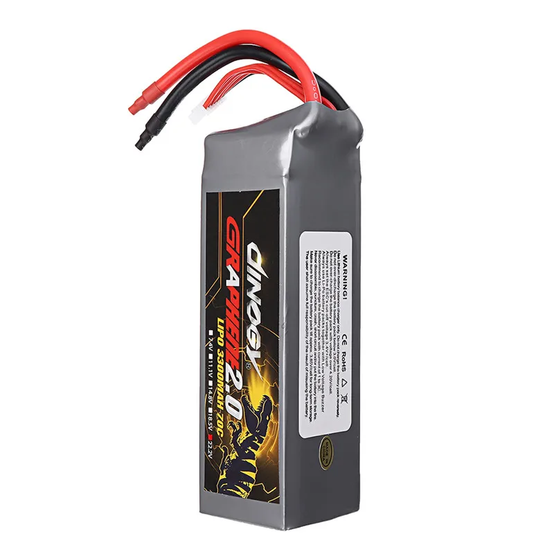 CDINOGY GRAPHENE 2 0 22 V 3300mAh 70C 6S Lipo аккумулятор для гоночного дрона FPV модели