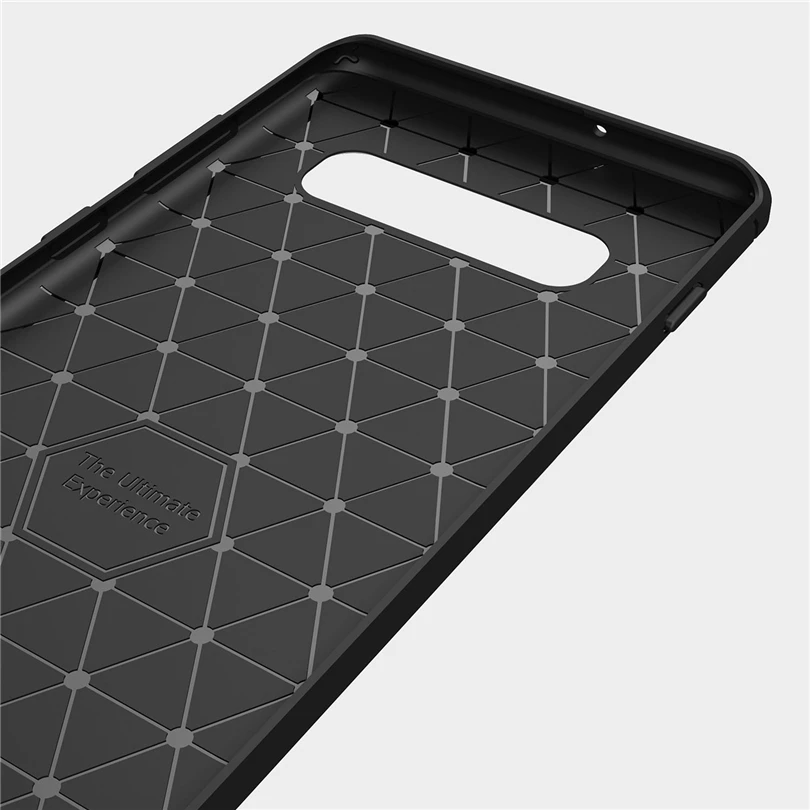Противоударный мягкий чехол из ТПУ для Samsung Galaxy S10E S10 S9 Plus тонкий углеродного