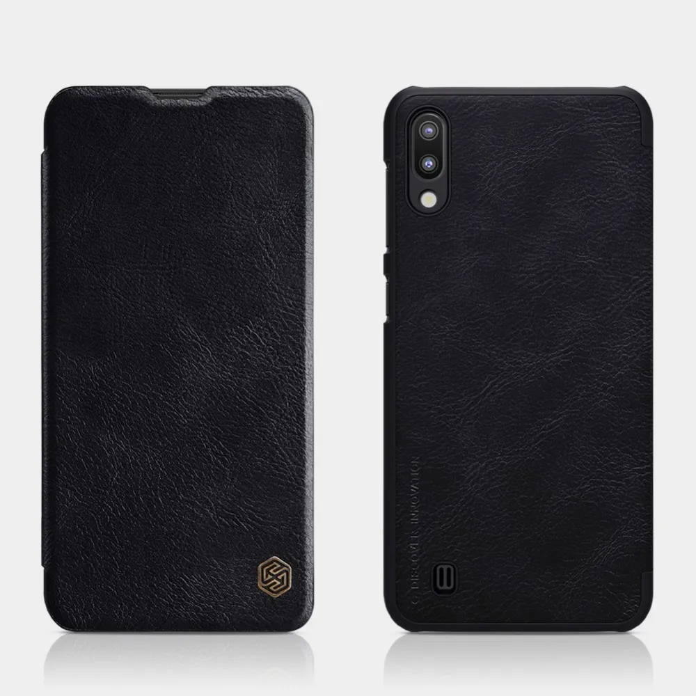 

Роскошный чехол-книжка из искусственной кожи для Samsung M10 серии NILLKIN Qin