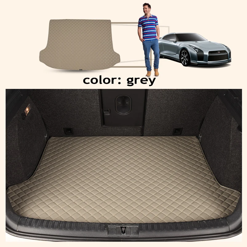 

Custom fit car Trunk mats for Toyota Camry Corolla RAV4 Prius Prado Highlander Sienna zelas 5D carpet liner