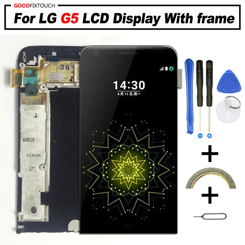 Оригинальный ЖК дисплей 5 3 дюйма для LG G5 сенсорный экран с рамкой H870 H850 H840 H860 F700 H868