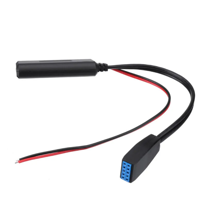 1 шт. 23 см 10 pin Черный ABS пластик 4 Bluetooth модуль CD головки блока AUX порт адаптер для BMW
