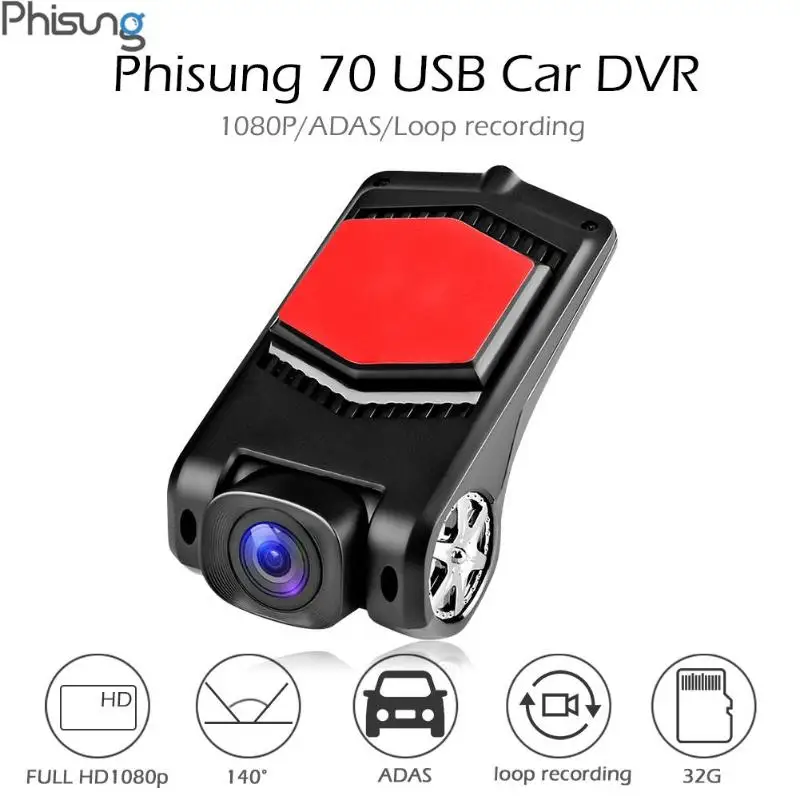 1080 p HD мини-автомобиль DVR камера USB Авто цифровое видео рекордер ADAS регистраторы