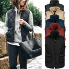 Женское пальто с круглым вырезом и перьями, женские куртки без рукавов, тонкое пуховое пальто на молнии, зимняя тонкая флисовая теплая безрукавка 2019