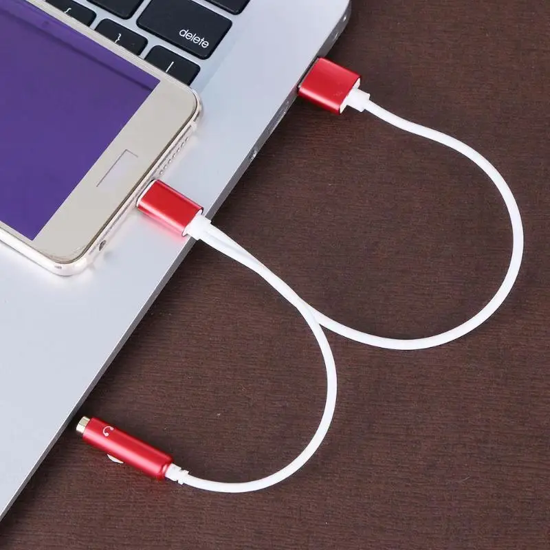 Usb type C аудио кабель для зарядки 2 в 1 до 3 5 аудиокабель наушников адаптер