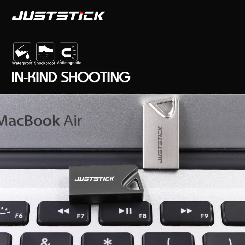 JUSTSTICK высокоскоростной металлический миниатюрный USB флеш-накопитель Drive 16 ГБ 32 64