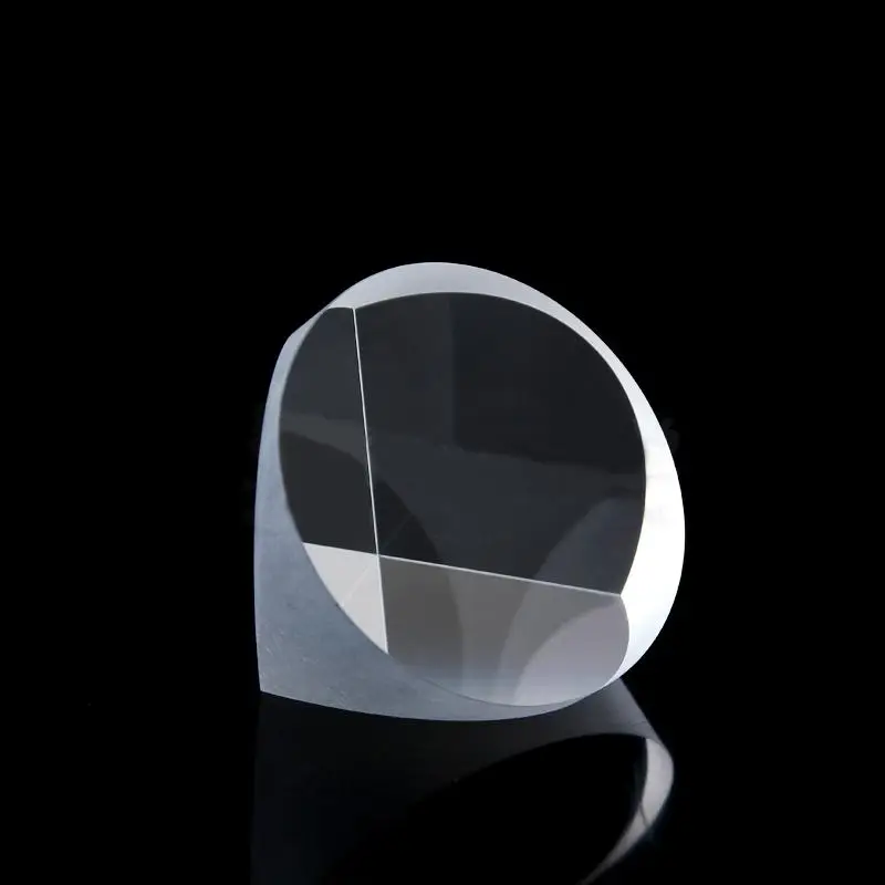 

Optical Glass Quartz Pyramid Prism 50mmx39mm Physics Refractor Light Spectrum Optical Experiment Instruments Optics