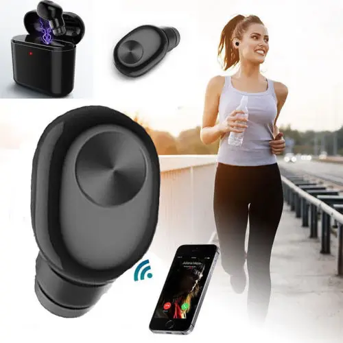 Bluetooth 4 2 Спортивные Беспроводные наушники вкладыши HIFI гарнитура Мини настоящий