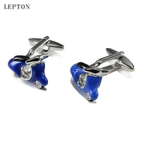 lepton fashion motorbike design cufflinks high quality enamel cuff links motorcycle style cufflinks for mens shirt cuff cufflink