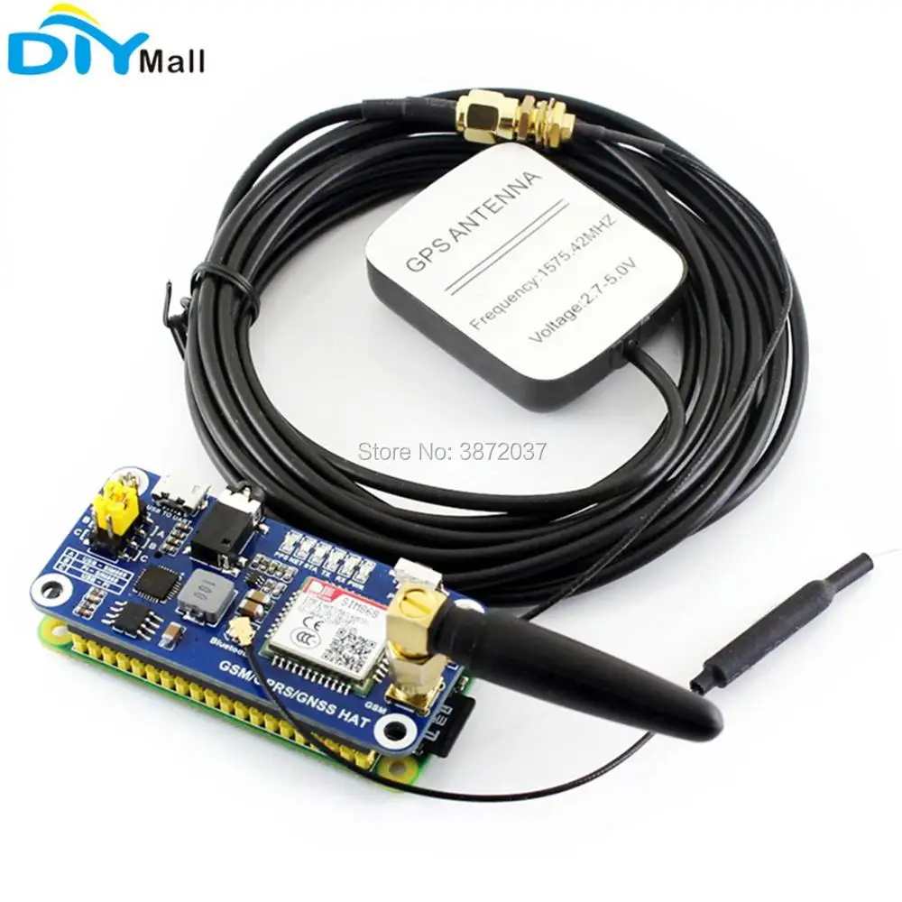 Модуль SIM868 GSM GPRS GPS GNSS Bluetooth 3 0 шапка SMS телефонный звонок для Raspberry Pi 2B/3B/Zero W|Модули