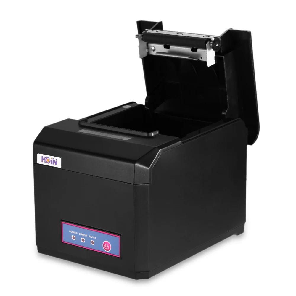HOIN HOP E801 80 мм USB + COM LAN термографический принтер для ESC POS системы 300 мм/сек.