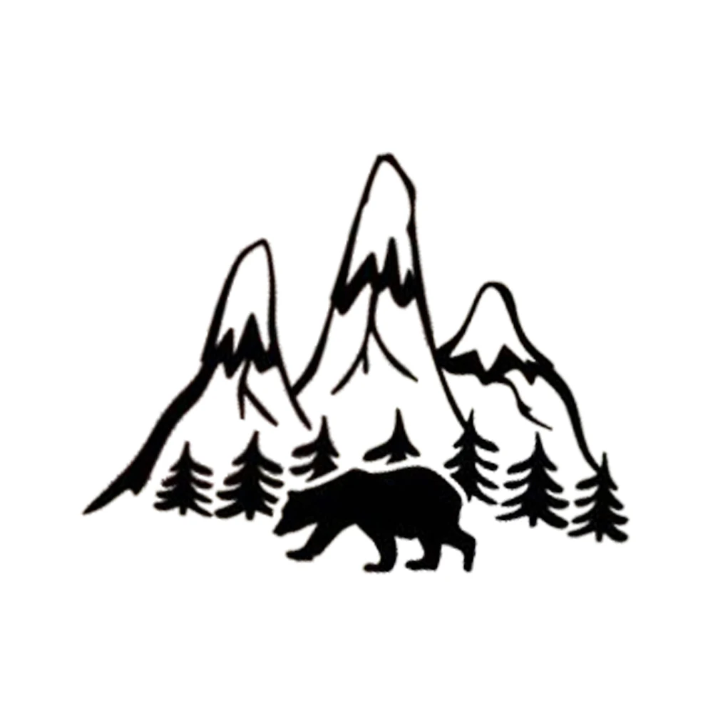 

Виниловые аксессуары для ноутбука Bear Travel Mountain Pine