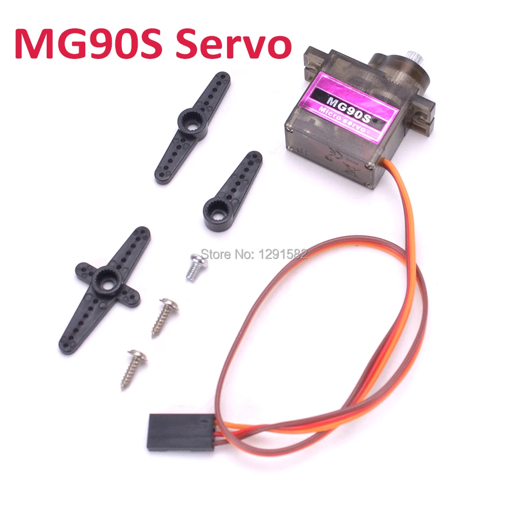 1 шт. MG90S металлическая Шестерня цифровой 9g сервопривод SG90 для радиоуправляемого