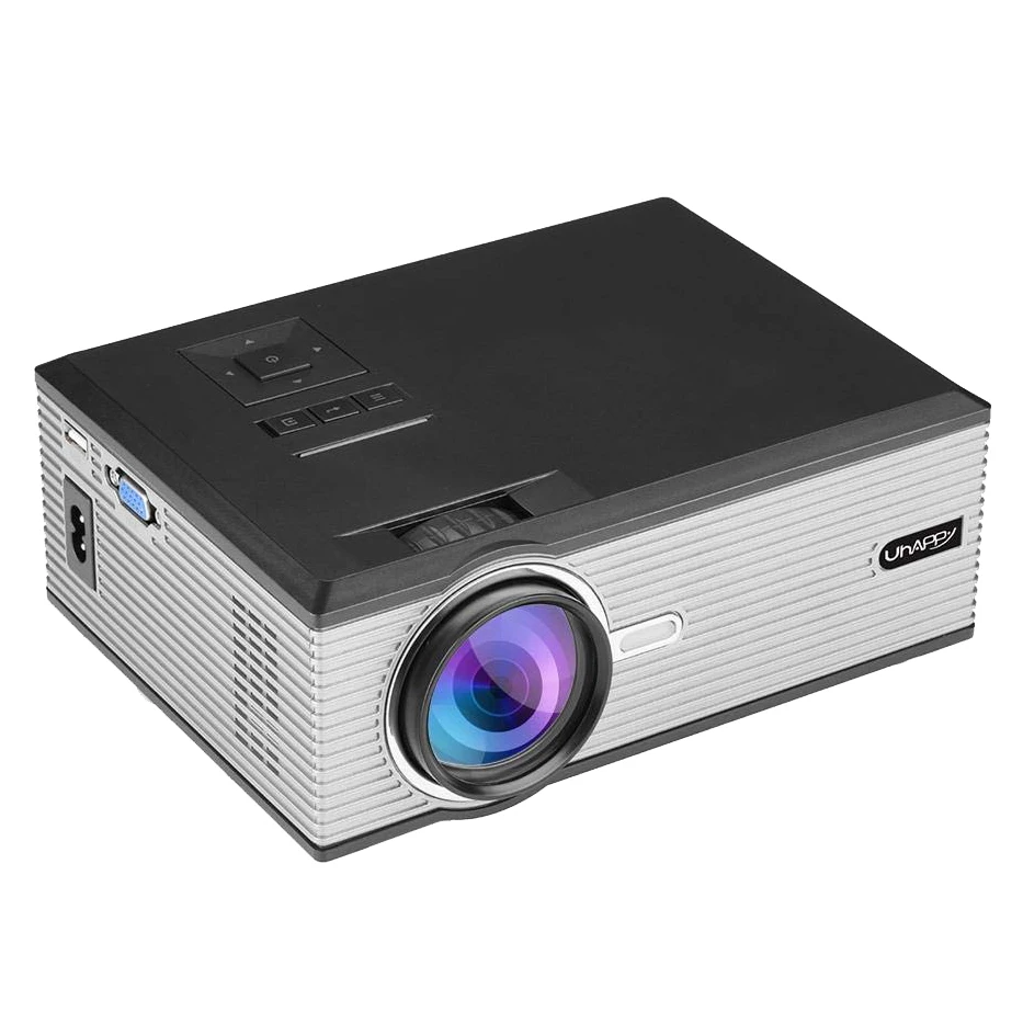 Мини проектор Uhappy U88 1500 люмен ЖК для домашнего кинотеатра Led Full Hd 1080P видео