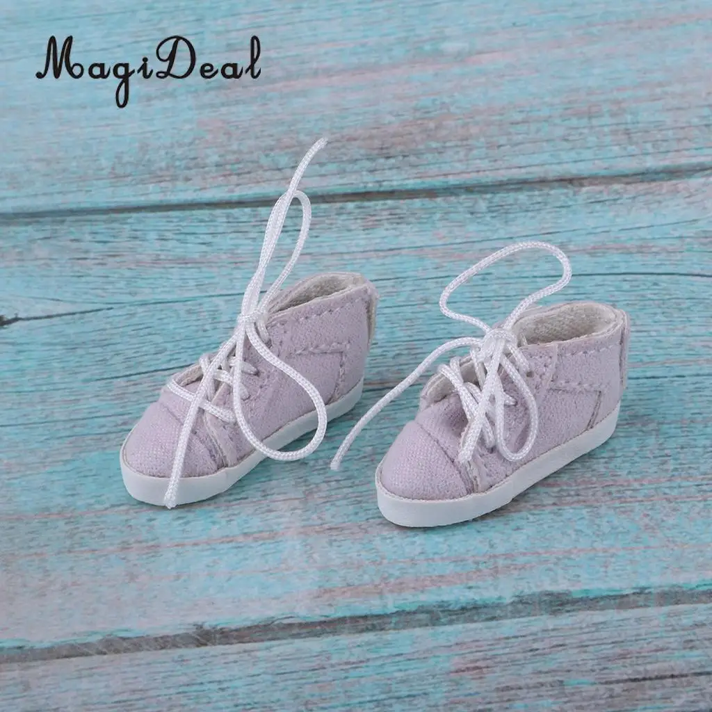 Fashion Lace Up Canvas Casual Shoes for 1/6 Blythe Doll Clothes Accessories | Игрушки и хобби