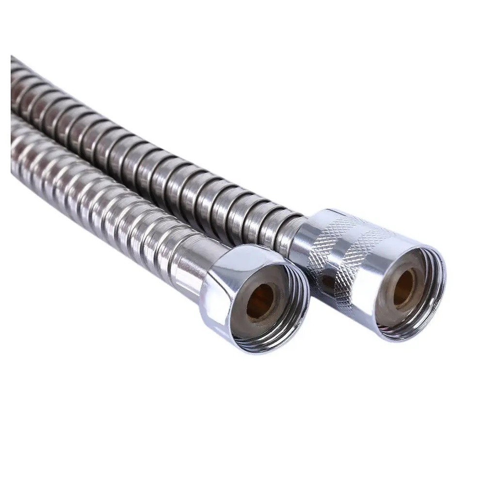 Новый удобный 2 м длинный гибкий сменный ручной шланг для душа из нержавеющей