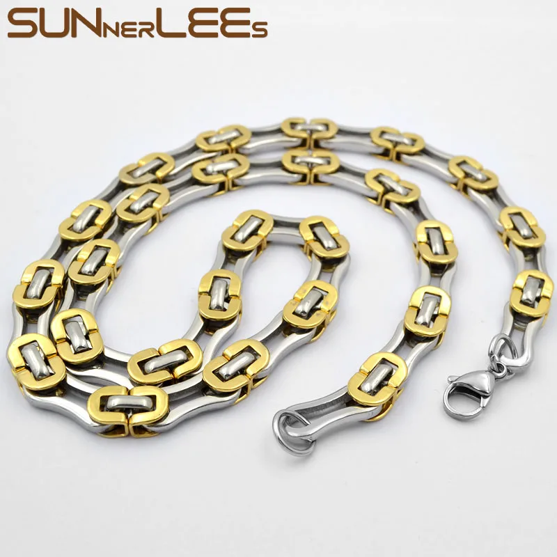 Ожерелье из нержавеющей стали для мужчин и женщин ювелирное изделие с