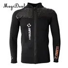 Теплый неопреновый гидрокостюм Phenovo для мужчин, куртка на молнии спереди, длинный рукав, 3 мм