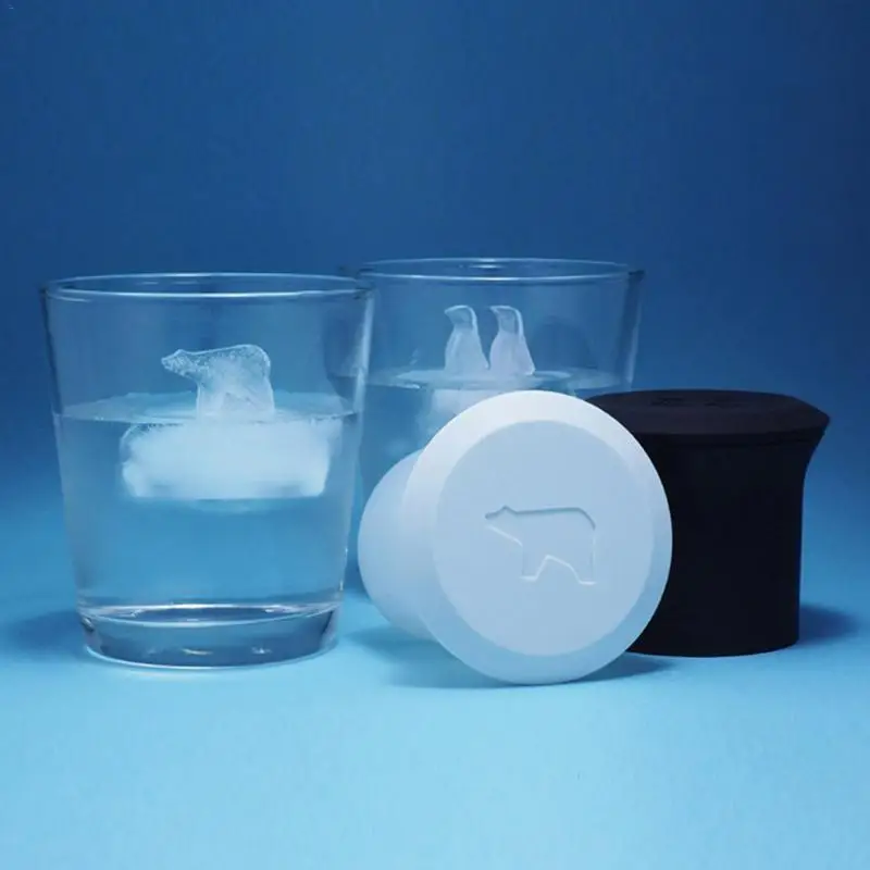 2 шт./компл. форма слона орангутанга d Силиконовый поднос для льда животного льва